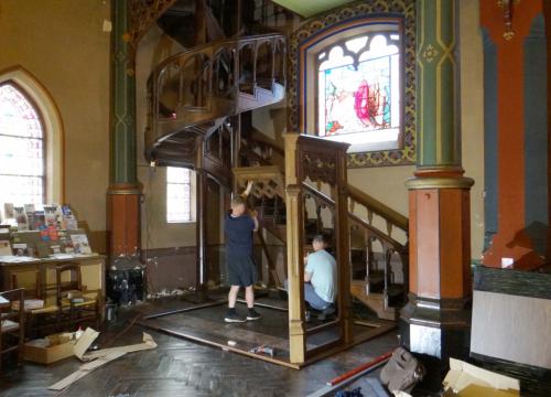 Konfesjonał w&nbsp;Kościele Saint Eugene Sainte Cecile w&nbsp;Paryżu